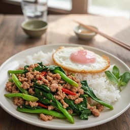 ข้าวผัดคะน้า