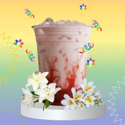 นมสดสตอเบอรี่