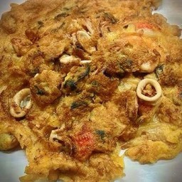 ไข่เจียวทะเล(กุ้งหมึกหอย)(ราดข้าว)