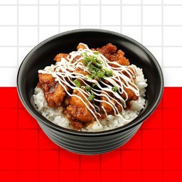 ข้าวไก่ทอดสไปร์ซซี่มาโย