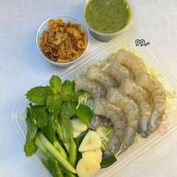 ป๊อกกี้  กุ้งแช่น้ำปลาซีฟู๊ด