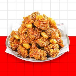 ไก่ทอดดั๊กกังจองรสน้ำผึ้งคาราเมล