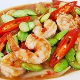 สะตอผัดกะปิกุ้งสด