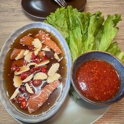 แซลม่อนดองซีอิ๊วเกาหลี