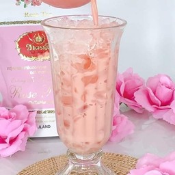 ชากุหลาบนม