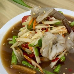 ตำกุ้งสด
