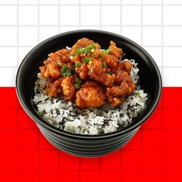 ข้าวคลุกสาหร่ายไก่ทอดเกาหลี