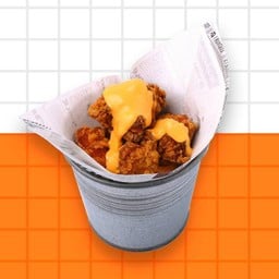 ไก่ป๊อปเกาหลีราดชีสซอส