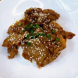 Gochujung Slice Pork with rice