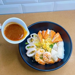 สุกี้แห้ง Seafood Thai Sukiyaki