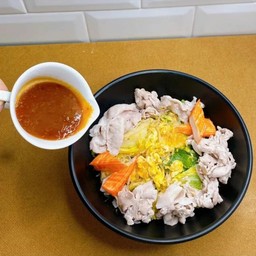 สุกี้แห้ง Slice Pork Thai Sukiyaki