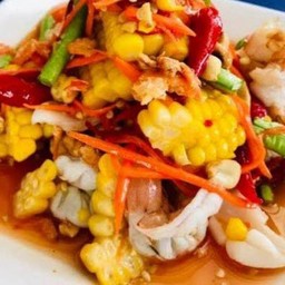 ตำข้าวโพดทะเล