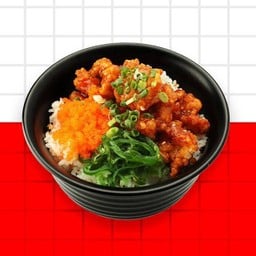 ข้าวไก่ทอดสามสี