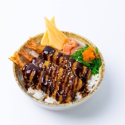 ข้าวหน้าเทมปุระกุ้ง