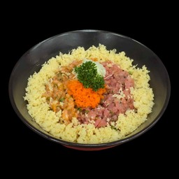 ข้าวแซลมอนทูน่าอายิ