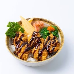 ข้าวหน้าไก่คาราเกะ