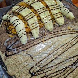 นูเทลล่า+ฝอยทอง+กล้วย