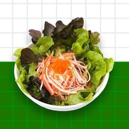 สลัดปูอัดไข่กุ้งรสเผ็ด