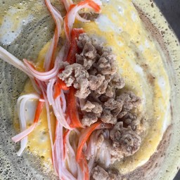 ไส้ ไข่ ปูอัด ไก่สับ