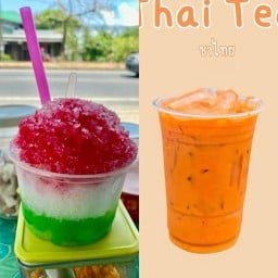 ชาเย็น น้ำแข็งใส ถนนกาญจนวนิช