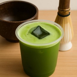 Coconut matcha oat milk