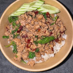 ข้าวกะเพราหมูสับ