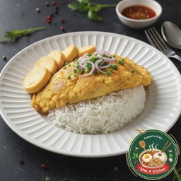 ข้าวไข่เจียวเต้าหู้ไข่