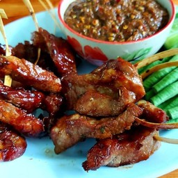 หมูปลาร้าชุดเล็ก3ไม้