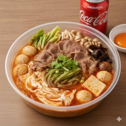 {อร่อยซ่ากับโค้ก} อิ่มแน่นอนน้ำข้น+Coke ออริจินัล