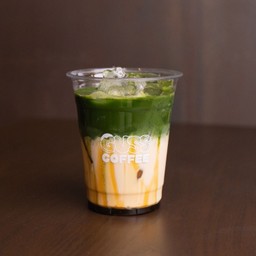 Iced Matcha Kuromitsu Latte (12 Oz.)