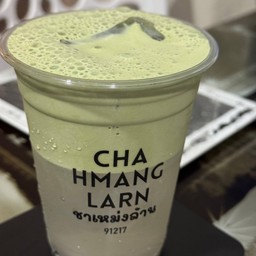 Coconut Matcha foam น้ำมะพร้าวมัทฉะโฟม