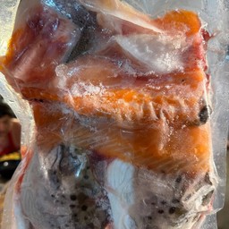 หัวปลาแซลมอนสด