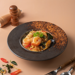 Spaghetti Spicy Seafood
