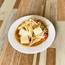 ถั่วงอกผัดเต้าหู้