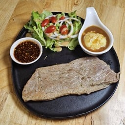 สเต็กเนื้อจิ้มแจ่ว
