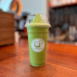 ชาเขียวนมปั่น