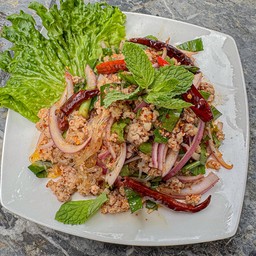 ลาบวุ้นเส้นหมูสับ
