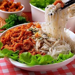 หมี่ไก่ฉีกรวมรส หม่าล่า+ออริจินัล