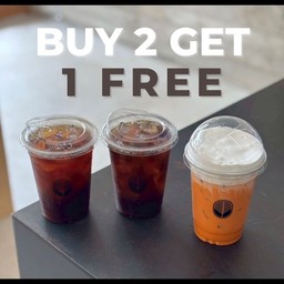 ซื้ออเมริกาโน่ 2 แก้ว แถมเรื่องดื่มตามรายการ 1 แก้ว