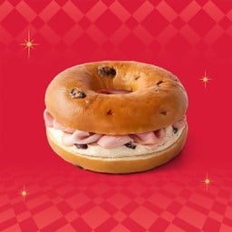 Paris Ham Cream Cheese Cranberry Bagel