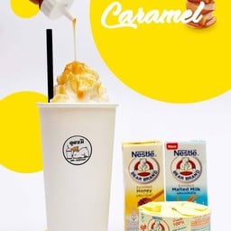 นมหมีปั่นคาราเมล