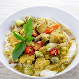 ขนมจีนแกงเขียวหวานไก่