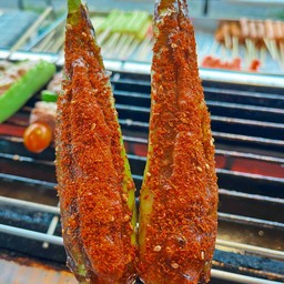 พริกหยวกยัดไส้ หมูเด้ง