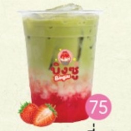 สตอเบอรี่มัทฉะลาเต้