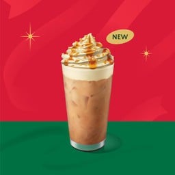 Iced Hazelnut Praline Mille-Feuille Oatmilk Latte