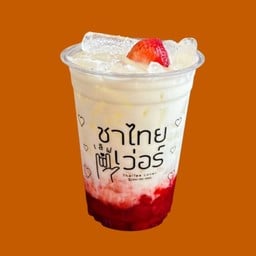 สตอเบอร์รี่นมสดเย็น