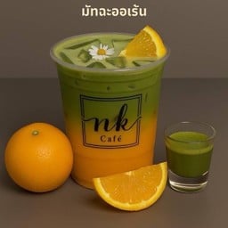 มัทฉะน้ำส้มสด