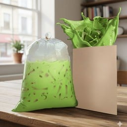 ชาเขียวถุง