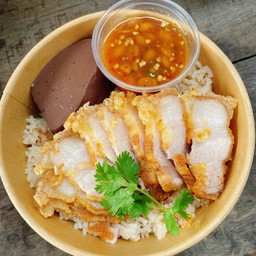 ข้าวมันหมูกรอบ