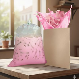 นมเย็นถุง